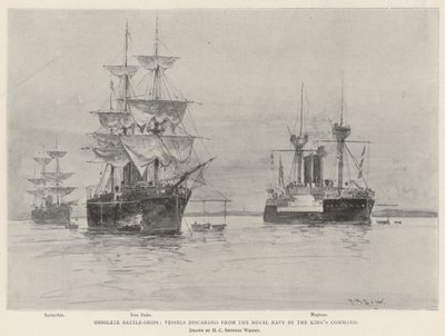 時代遅れのバトルシップ、王の指揮により海軍から廃棄された船舶 作： Henry Charles Seppings Wright